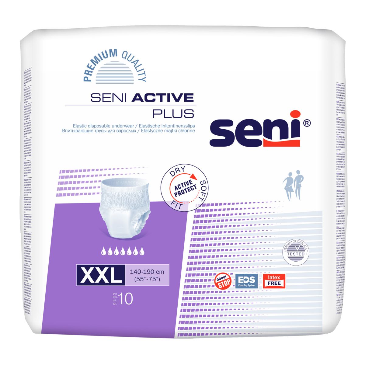 SENI ACTIVE PLUS IMAVAD PÜKSID XXL 2000ML N10 - Product Image