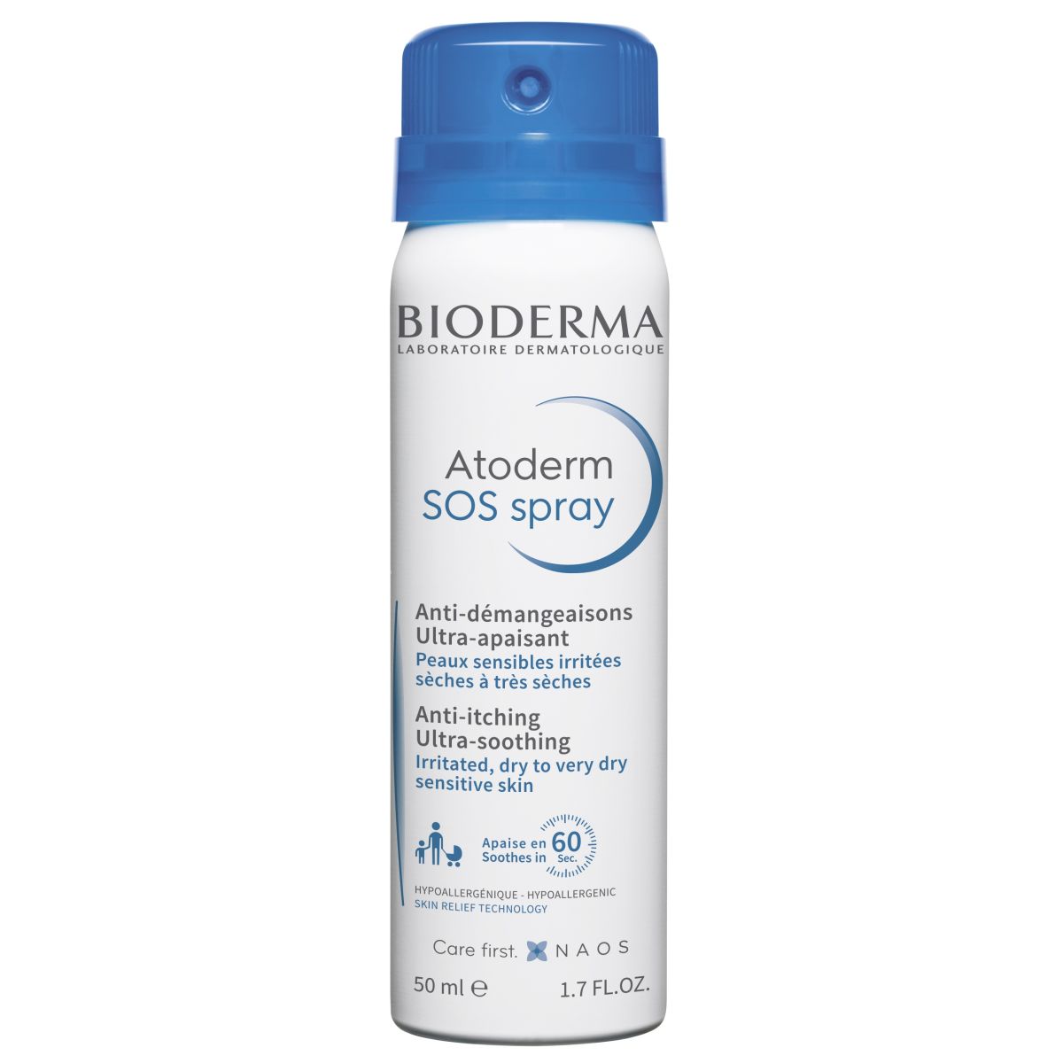 BIODERMA ATODERM SOS SÜGELUSVASTANE SPREI 50ML