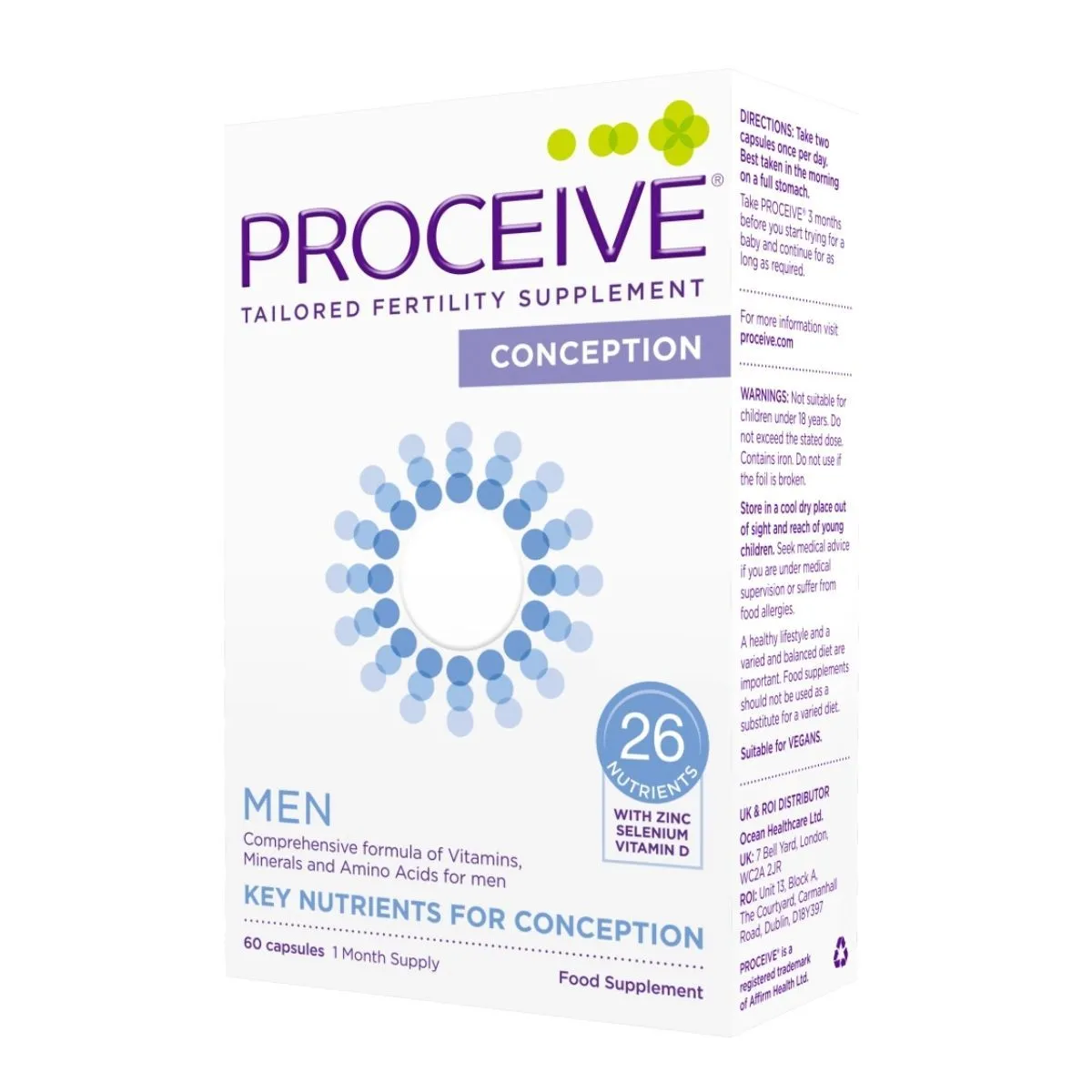 PROCEIVE CONSEPTION MEN KAPSLID N60 - Product Image 1