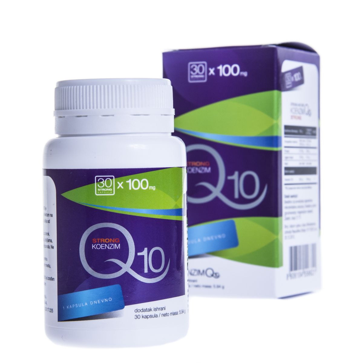 STRONG NATURE KOENSÜÜM Q10 STRONG CAPS 100MG N30