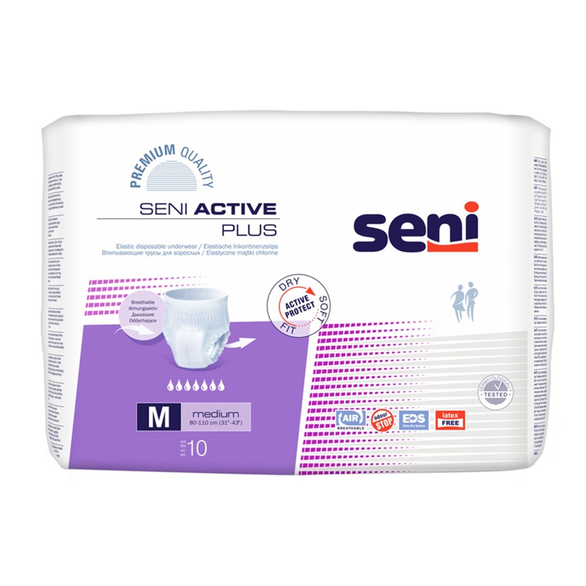 SENI ACTIVE PLUS IMAVAD PÜKSID M 2000ML N10 - Product Image