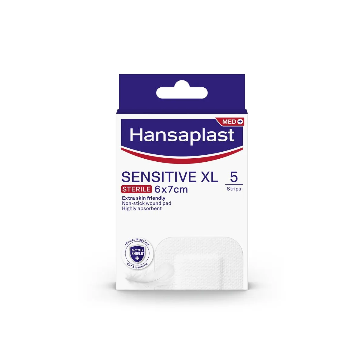 HANSAPL PLAASTER SENSITIVE XL 6X7CM N5 - Product Image
