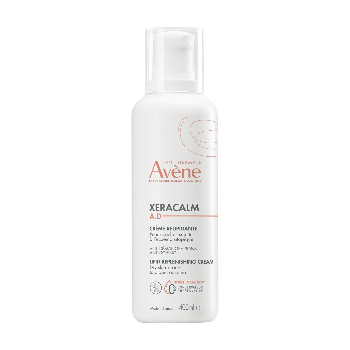 AVENE XERACALM A.D KEHAKREEM LIPIIDE TAASTAV 400ML - Product Image