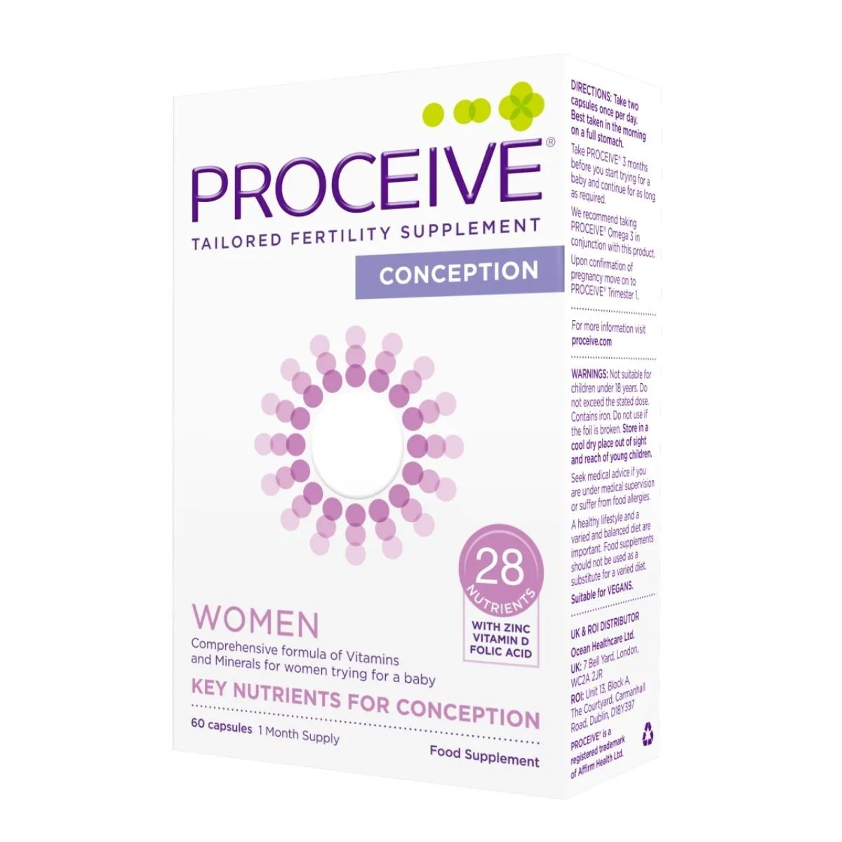 PROCEIVE CONSEPTION WOMAN KAPSLID N60 - Product Image