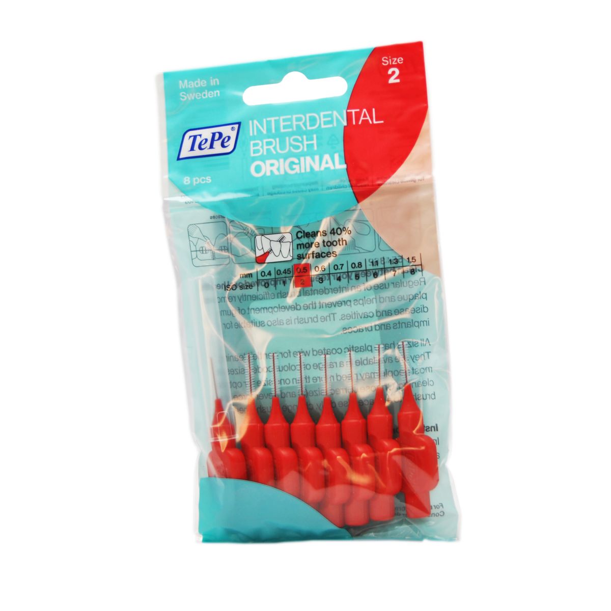 TEPE INTERDENTAALHARJAD 0,5MM N8 - Product Image
