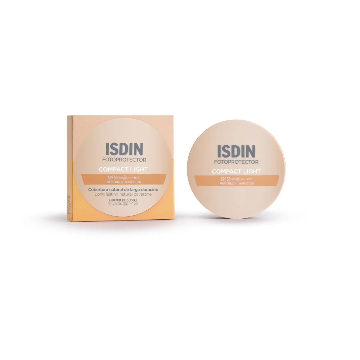 ISDIN SUN KOMPAKTPUUDERKREEM SPF50 (LIGHT) 10G - Product Image
