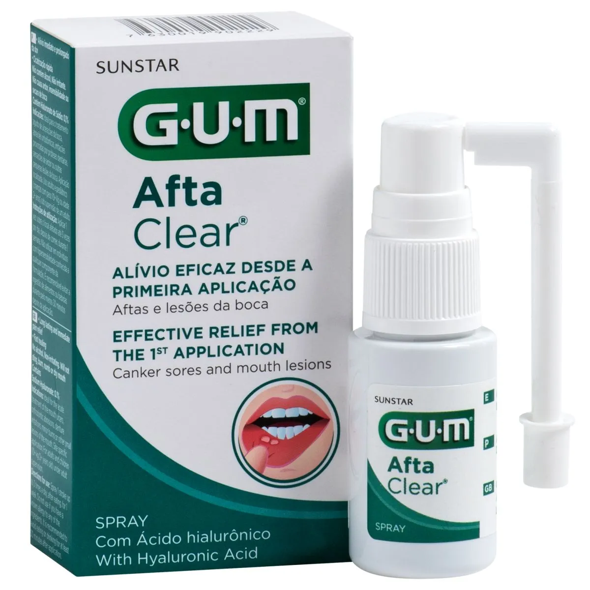 GUM AFTACLEAR SUUÕÕNE HAAVANDITE SPRAY 15ML - Product Image