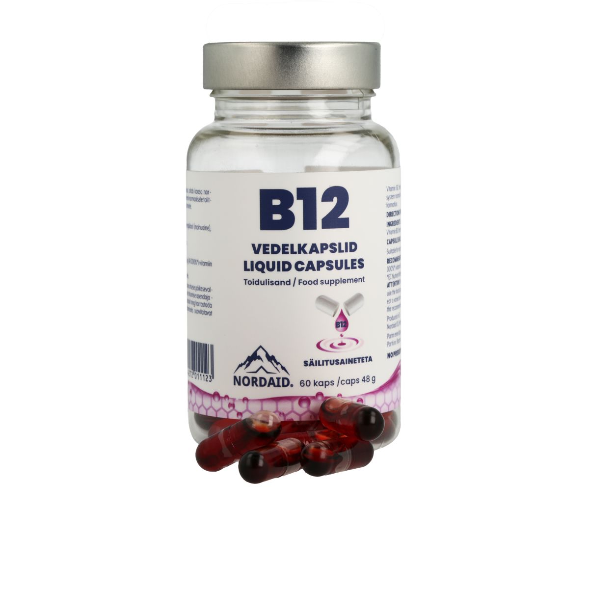 NORDAID B12 VEDELKAPSEL N60 - Product Image