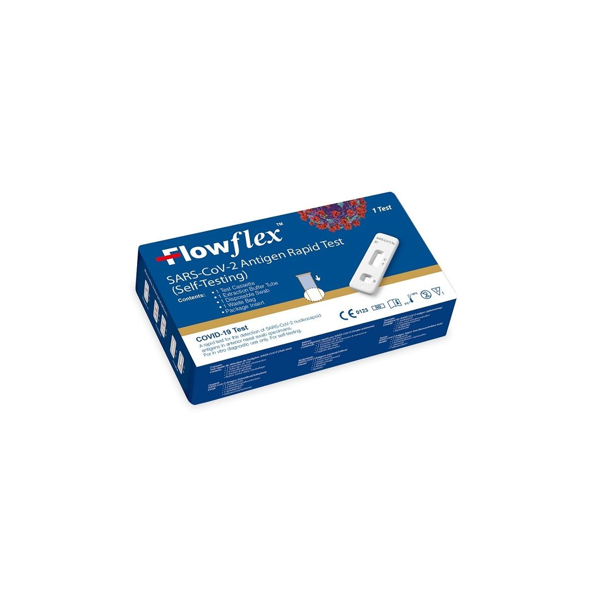 ANTIGEENI KIIRTEST SARS-COV-2 ACON FLOWFLEX ISE TEST NINAST N1 - Product Image 1