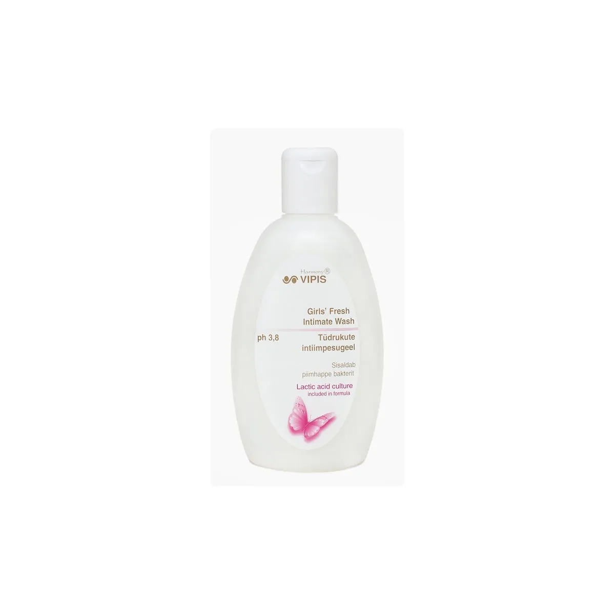 VIPIS INTIIMPESUGEEL TÜDRUKUTELE PH3,8 250ML - Product Image