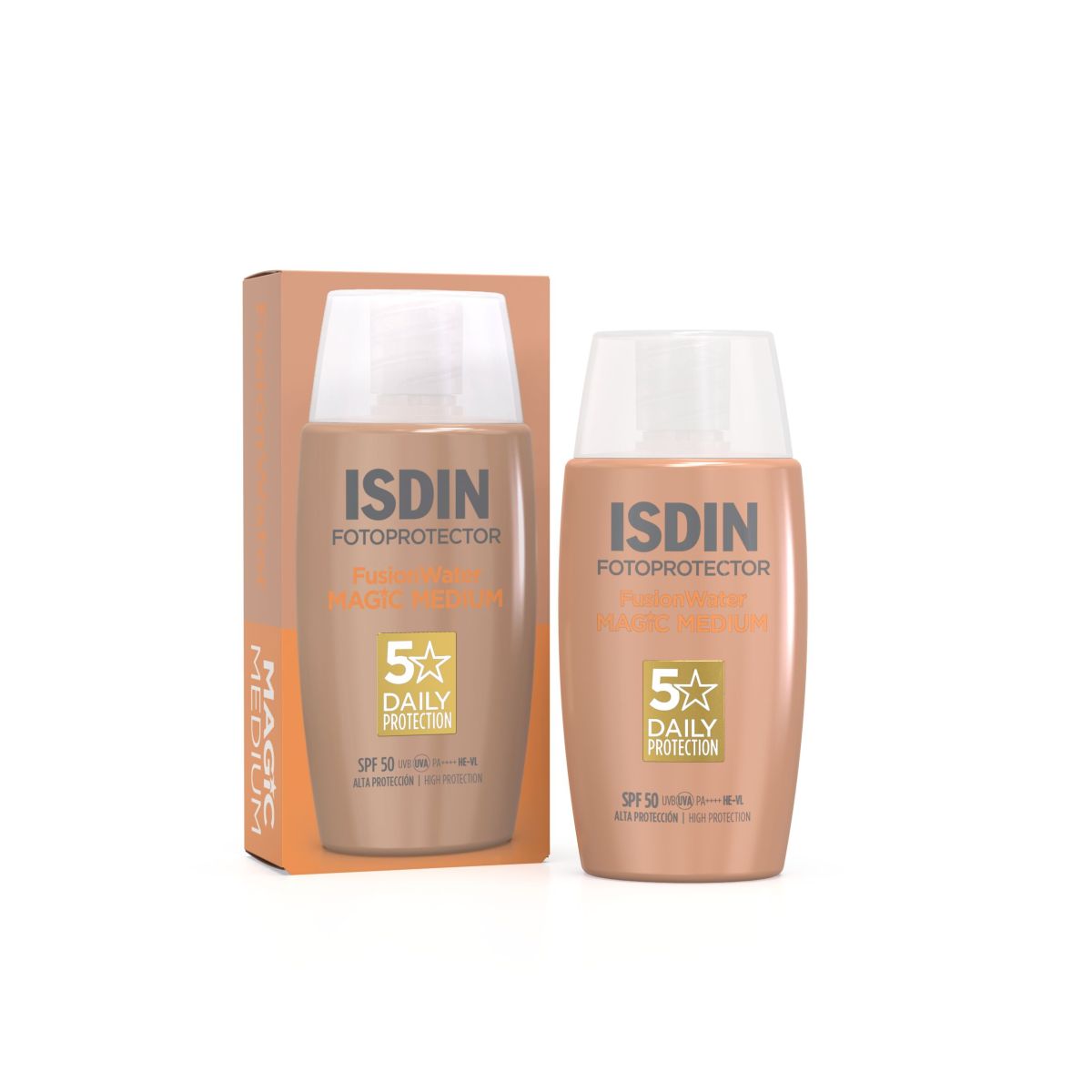 ISDIN SUN PÄIKESEKAITSEEMULSIOON MAGIC MEDIUM SPF50 50ML - Product Image