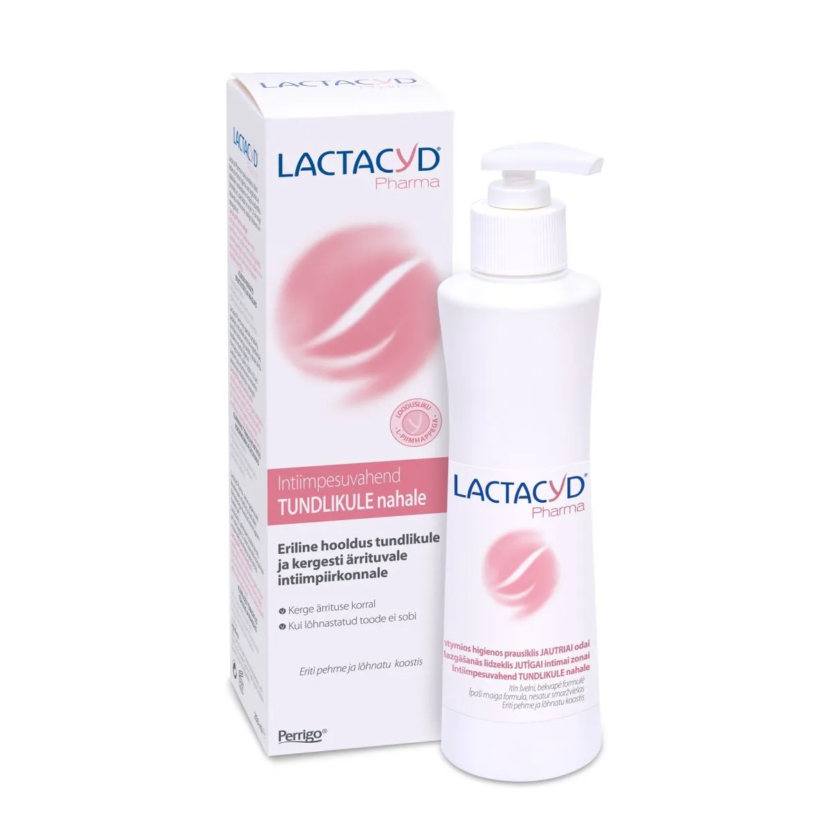 LACTACYD PHARMA INTIIMPESUVAHEND TUNDLIKULE NAHALE 250ML - Product Image