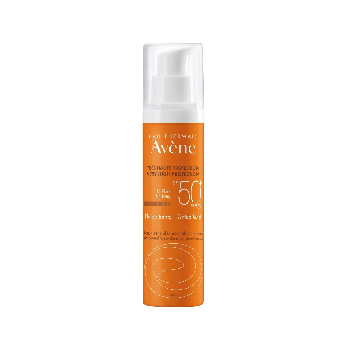 AVENE SUN PÄIKESEKAITSEEMULSIOON TOONITUD SPF50+ 50ML - Product Image