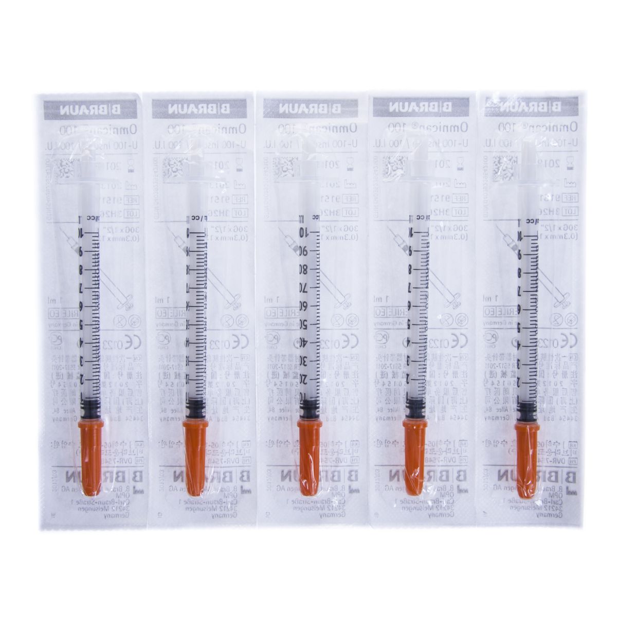 INSULIINISÜSTAL OMNICAN 1ML NÕELAGA (0,30X12MM) N5 - Product Image