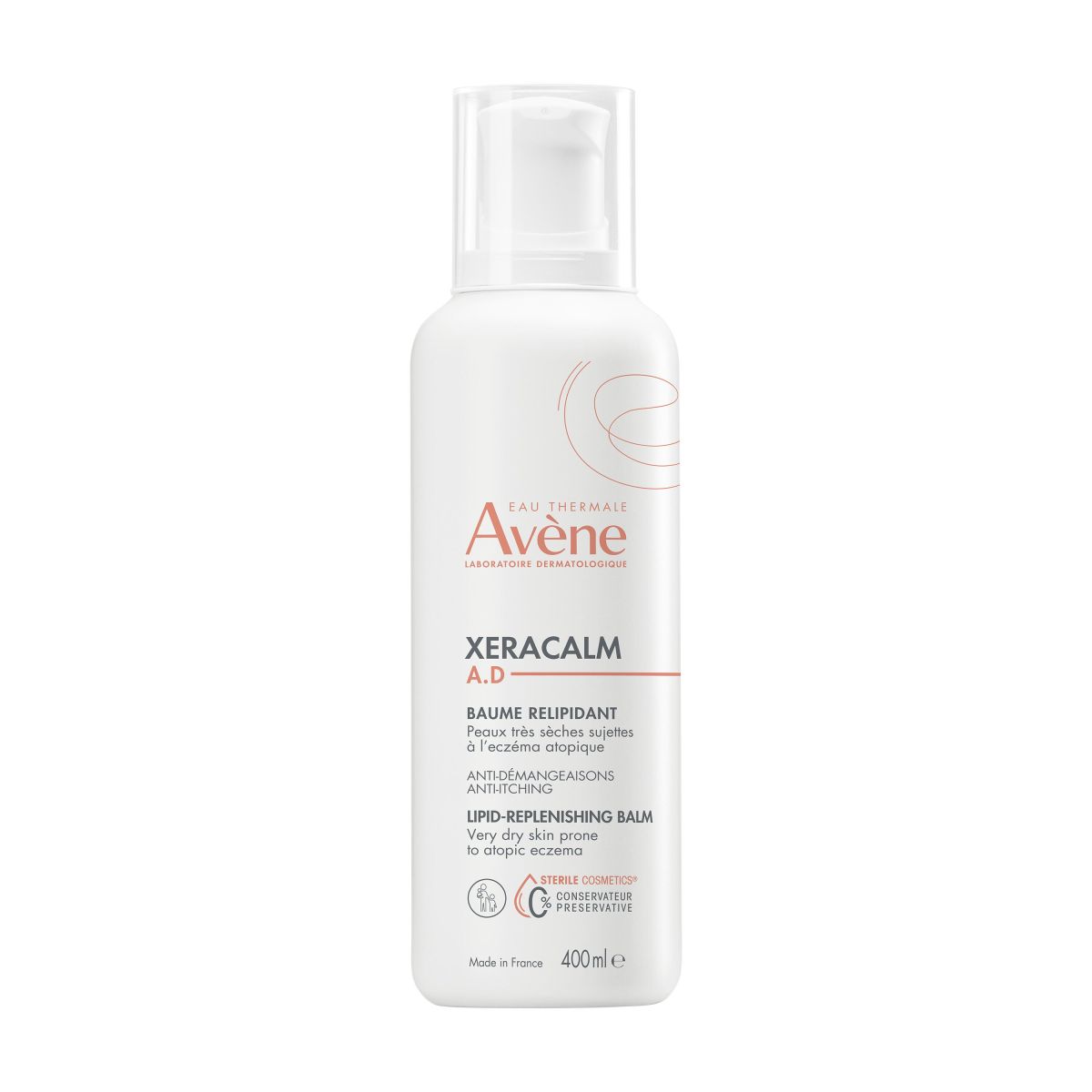 AVENE XERACALM A.D KEHAPALSAM LIPIIDE TAASTAV 400ML - Product Image