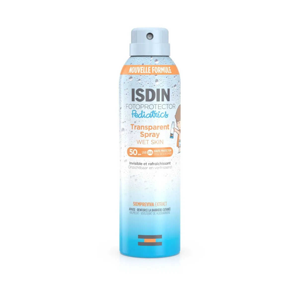 ISDIN SUN PÄIKESEKAITSEAEROSOOL VEEKINDEL LASTE SPF50 250ML - Product Image