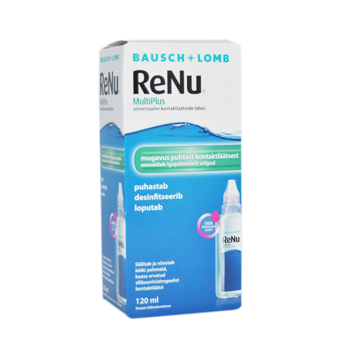 BAUSCH&LOMB RENU MULTIPLUS 120ML (KONTAKTLÄÄTSEDE DES.LAH)