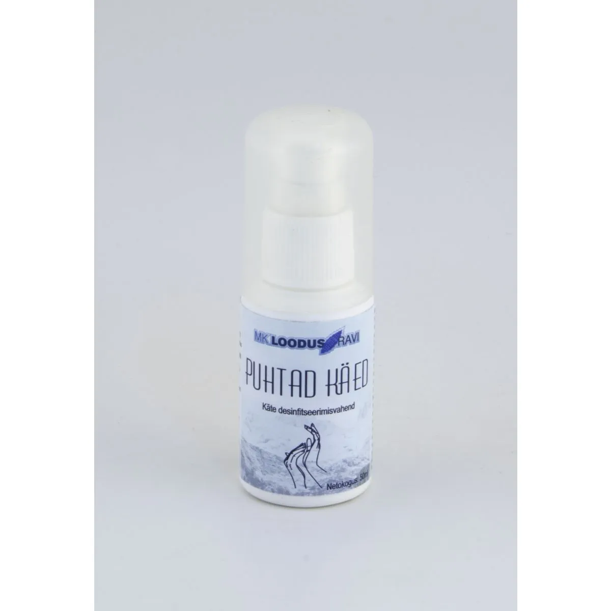KÄTE DESINFITSEERIMISVAHEND PUHTAD KÄED 50ML - Product Image