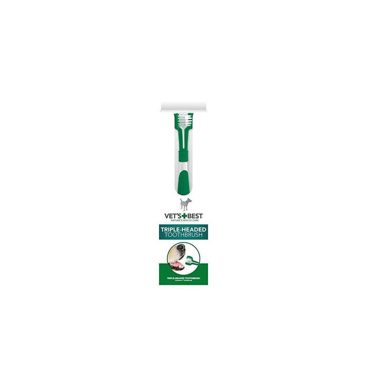 Vets Best koera hambahari Triple Headed - Product Image
