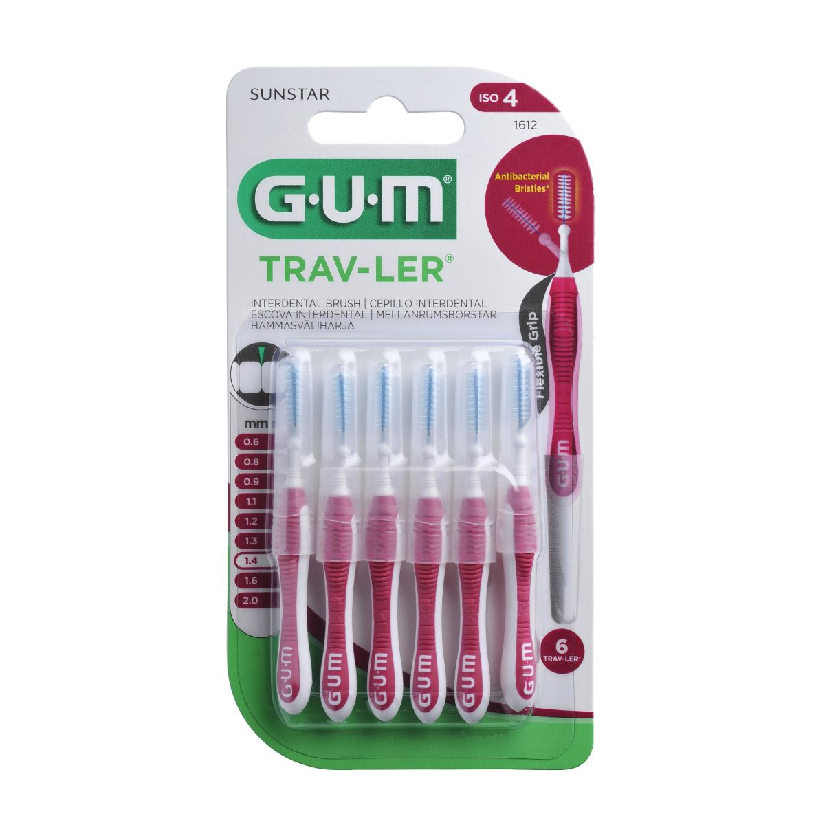 GUM HAMBAVAHEHARI TRAV-LER SILINDER 1,4MM N6 - Product Image