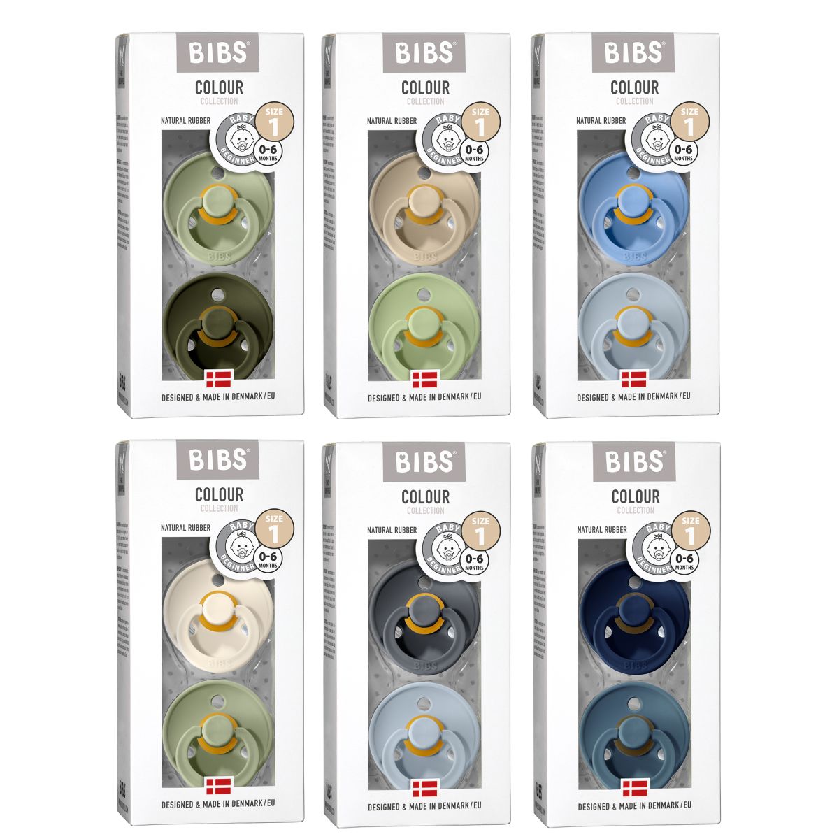 BIBS COLOUR RÕNGASLUTT 0-6 KUUD N2 VÄRVIVALIK 1 - Product Image