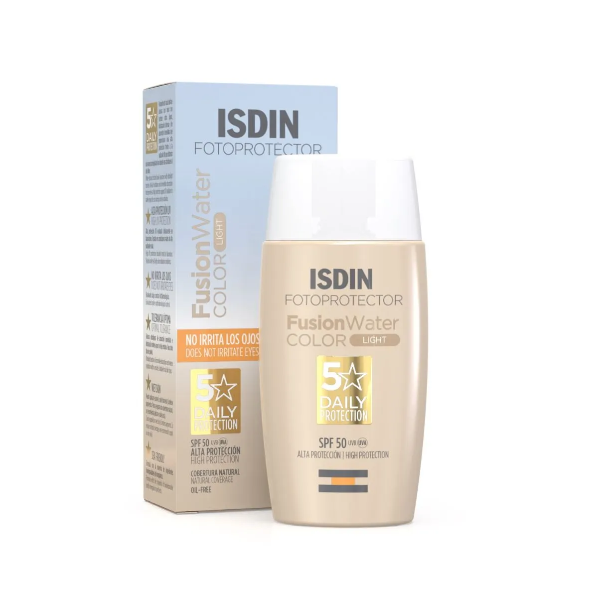 ISDIN SUN PÄIKESEKAITSEEMULSIOON TOONITUD HELE SPF50 50ML - Product Image