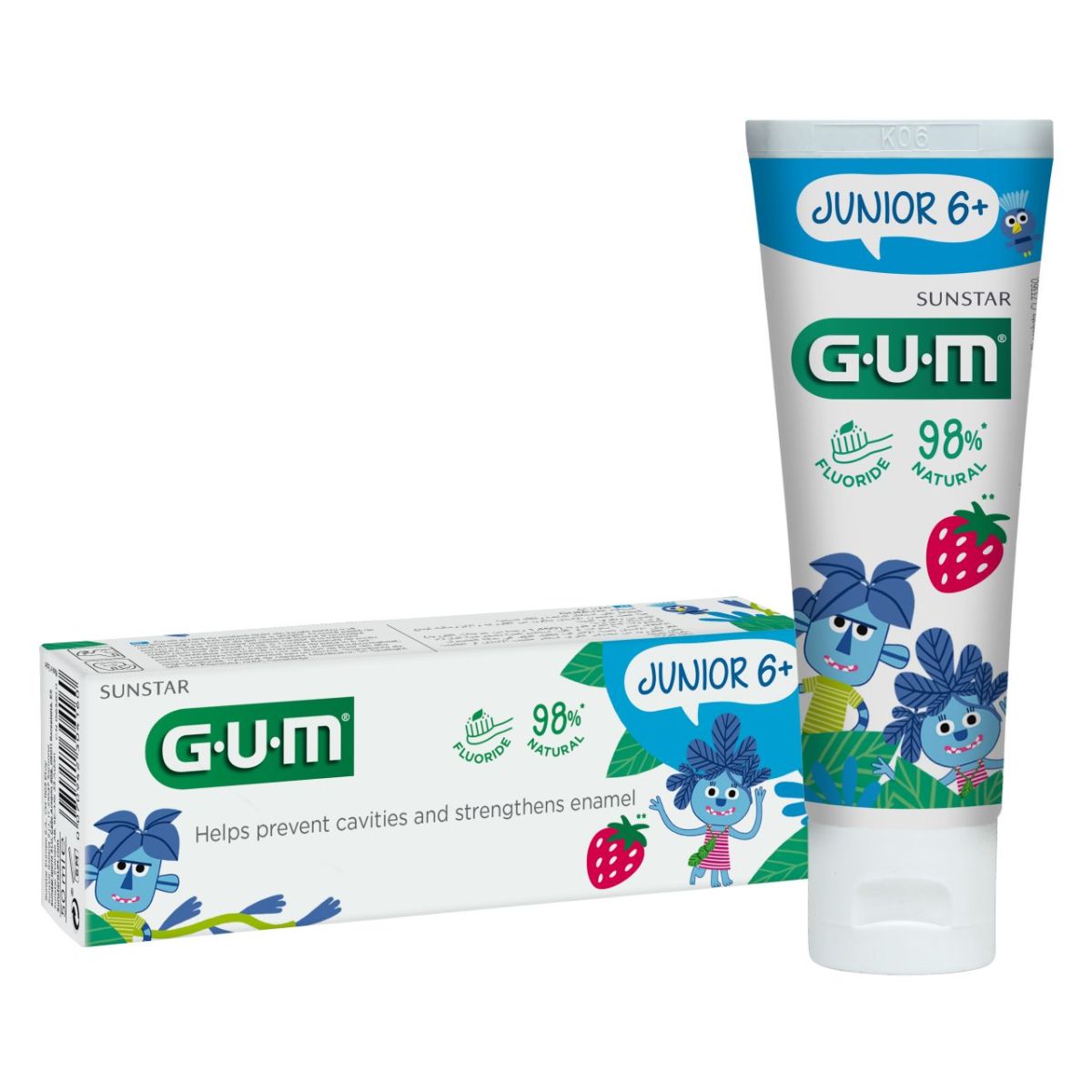 GUM HAMBAPASTA LASTELE JUNIOR TUTTI-FRUTTI 50ML (6+A) - Product Image