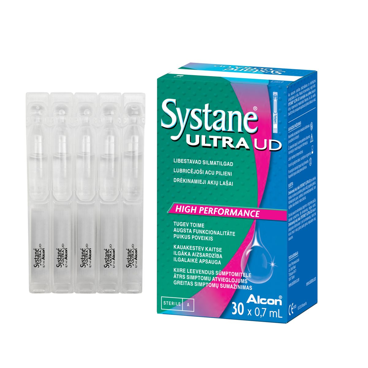 SYSTANE ULTRA UD NIISUTAVAD SILMATILGAD 0,7ML N30 - Product Image