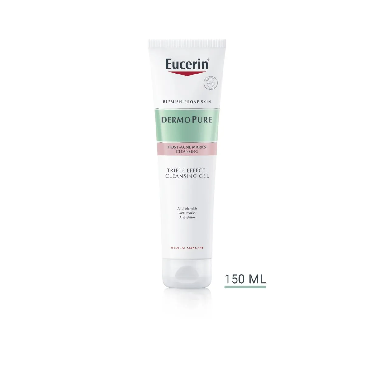 EUCERIN DERMOPURE PUHASTUSGEEL AKNEJÄRGNE 150ML - Product Image