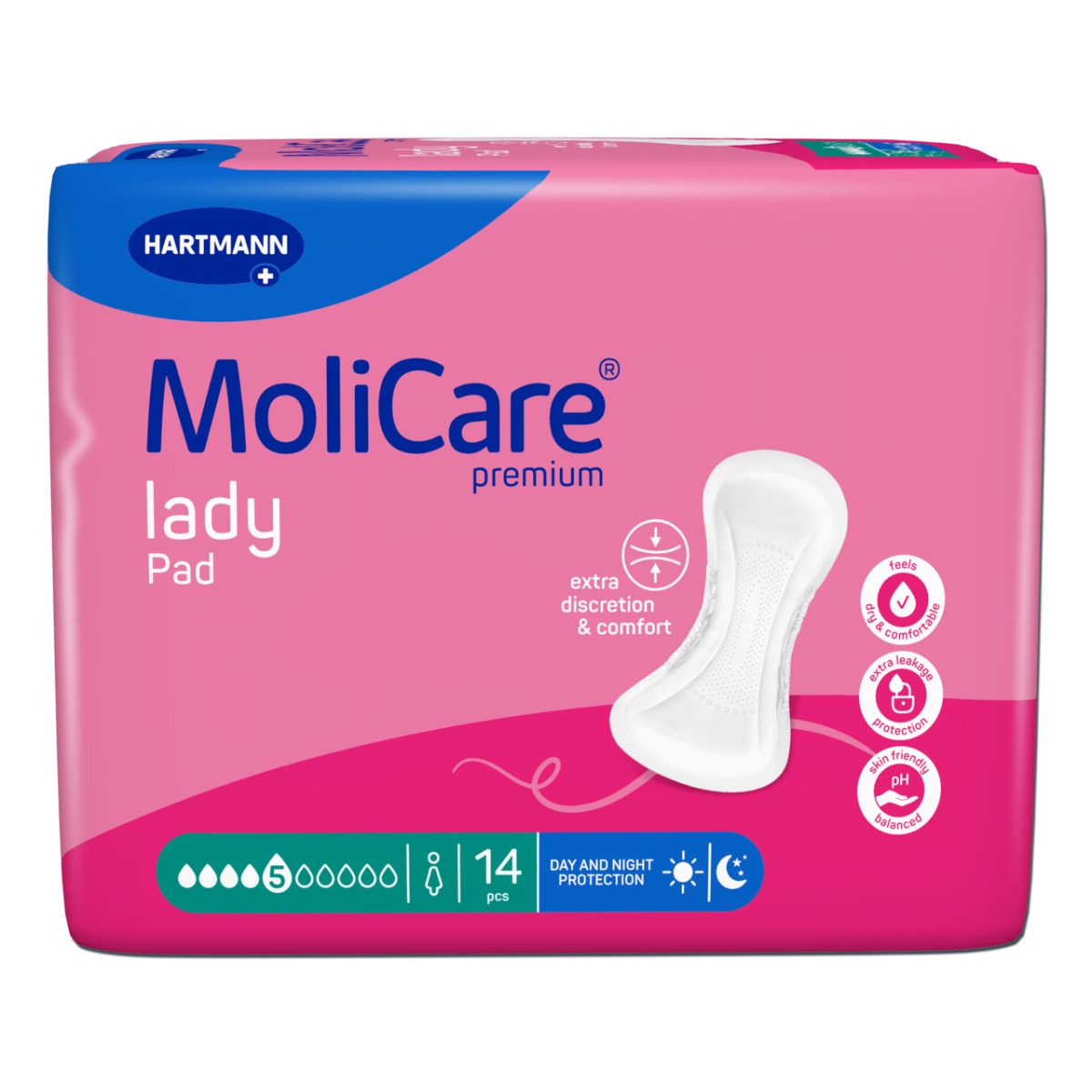 MOLICARE PAD LADY 5 TILKA N14 - Product Image