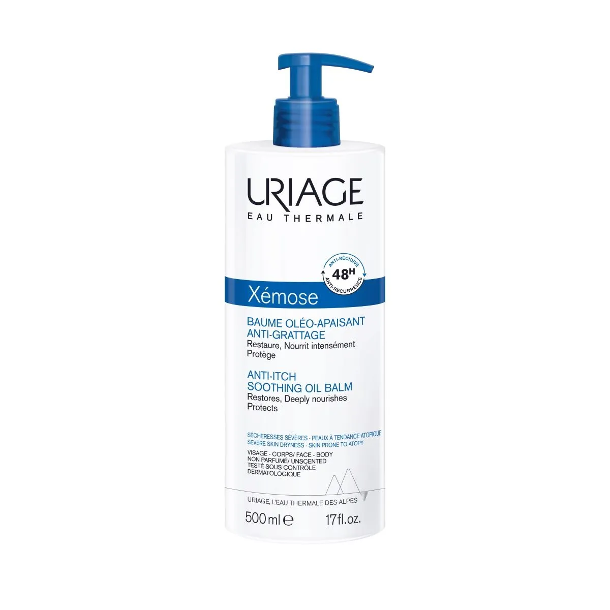 URIAGE XEMOSE ÕLIPALSAM KUIVALE NAHALE 500ML - Product Image