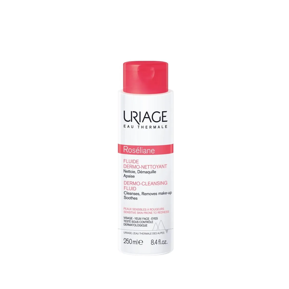 URIAGE ROSELIANE PUHASTUSEMULSIOON PUNETAVALE NAHALE 250ML - Product Image
