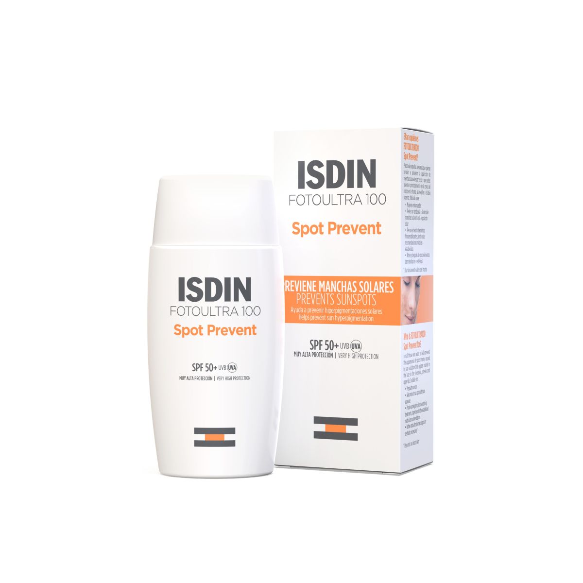 ISDIN SUN PÄIKESEKAITSEVEDELIK PIGMENDILAIKE ENNETAV SPF50+ 50ML - Product Image