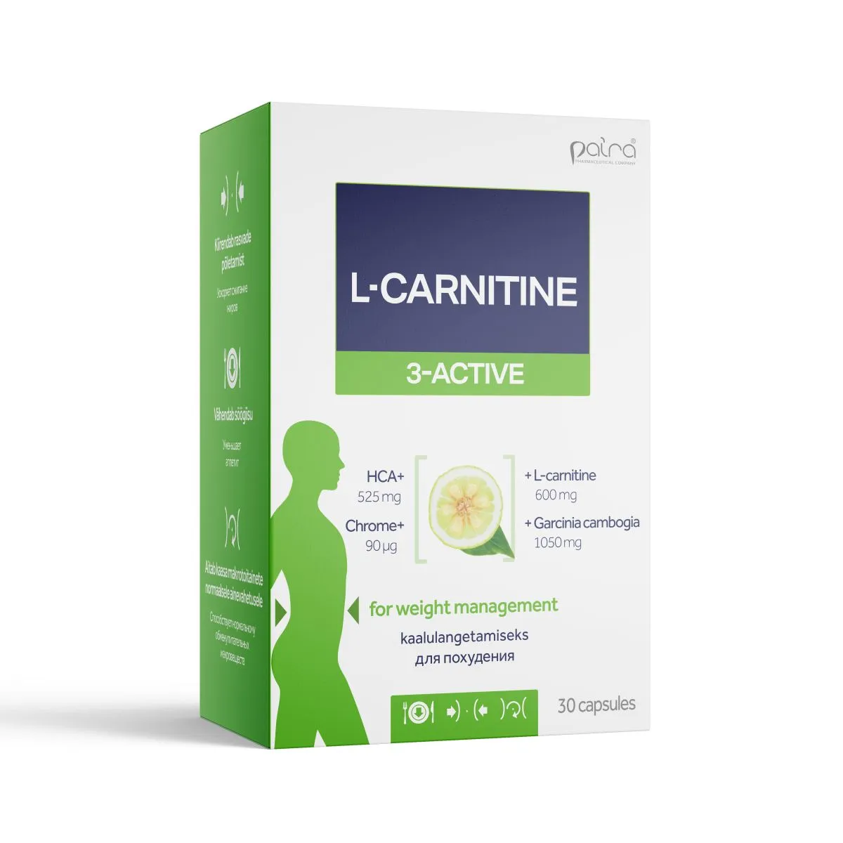 L-KARNITIIN 3 AKTIV CAPS N30 - Product Image
