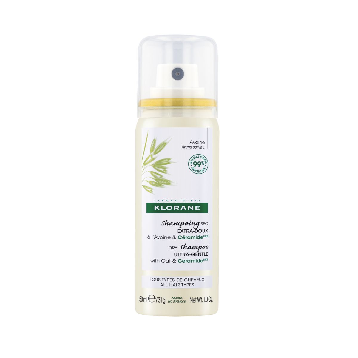 KLORANE KUIVSHAMPOON KAERAEKSTRAKTIGA 50ML - Product Image
