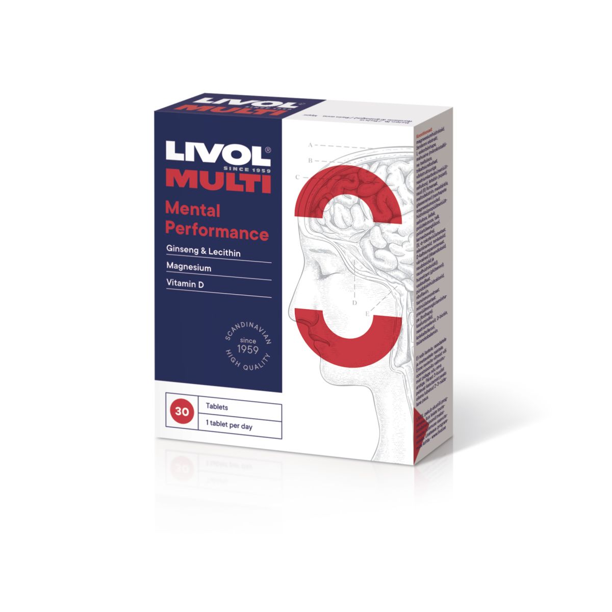 LIVOL MULTI MENTAL PERFORMANCE TBL N30 - Product Image