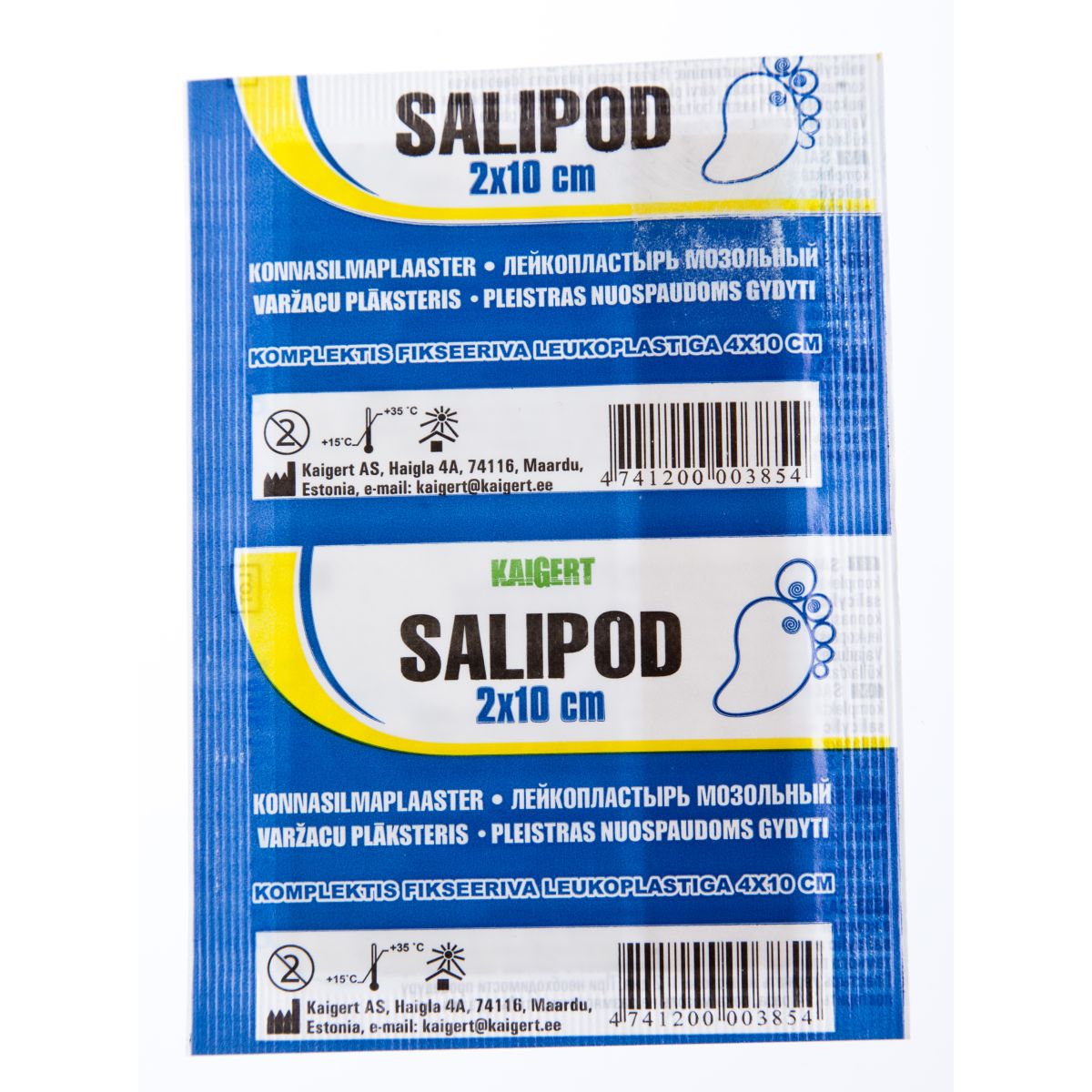 SALIPOD KONNASILMAPLAASTER 2X10CM (KAIGERT)