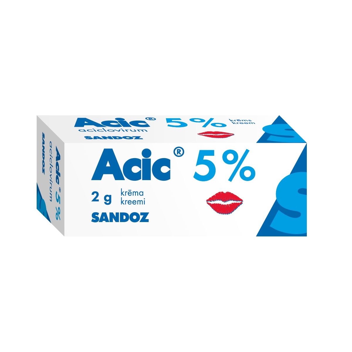 ACIC 5% KREEM 50MG/G 2G