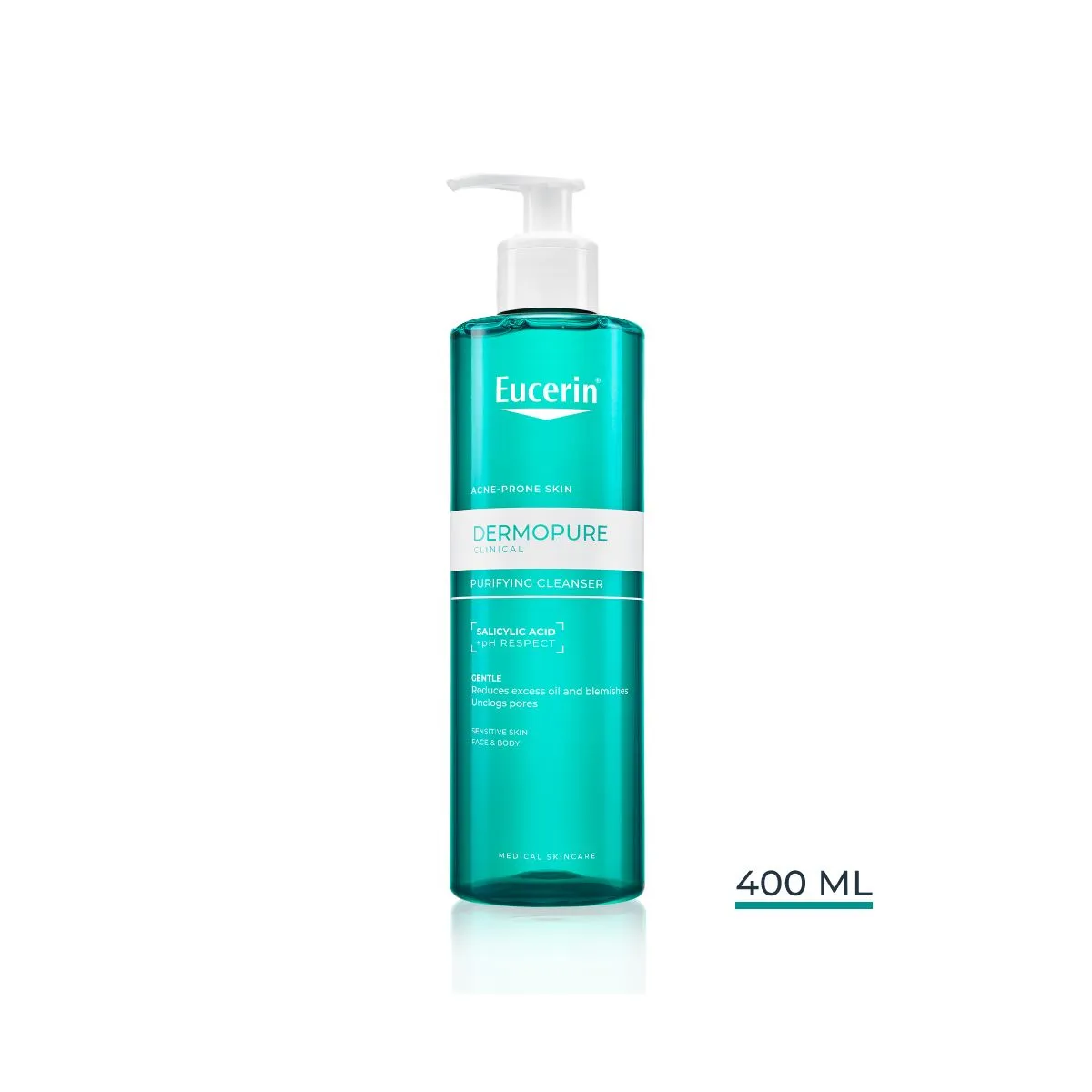 EUCERIN DERMOPURE CLINICAL NÄOPUHASTUSGEEL 400ML - Product Image