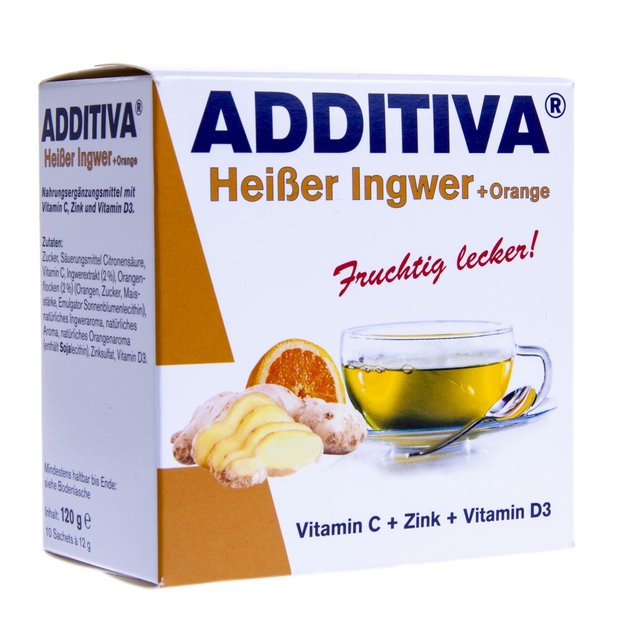 ADDITIVA KUUM INGVERIJOOK ZN+VIT C JA D3 N10 APELSINIGA