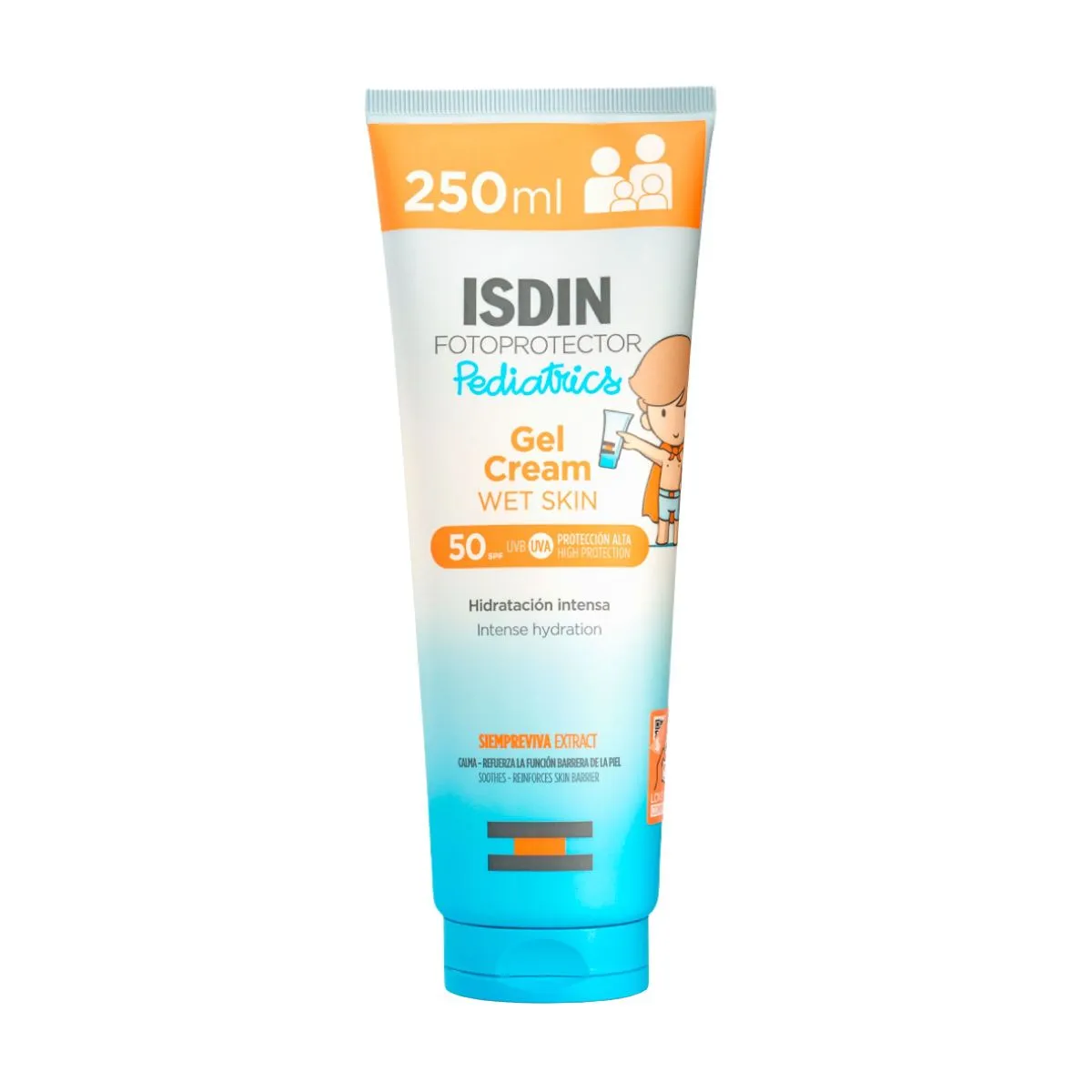 ISDIN SUN PÄIKESEKAITSEGEEL-KREEM LASTELE SPF50 250ML - Product Image