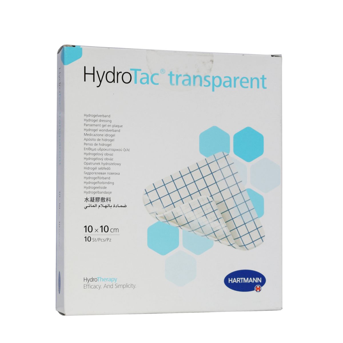 HYDROTAC TRANSPARENT HAAVASIDE 10X10CM N10 - Product Image