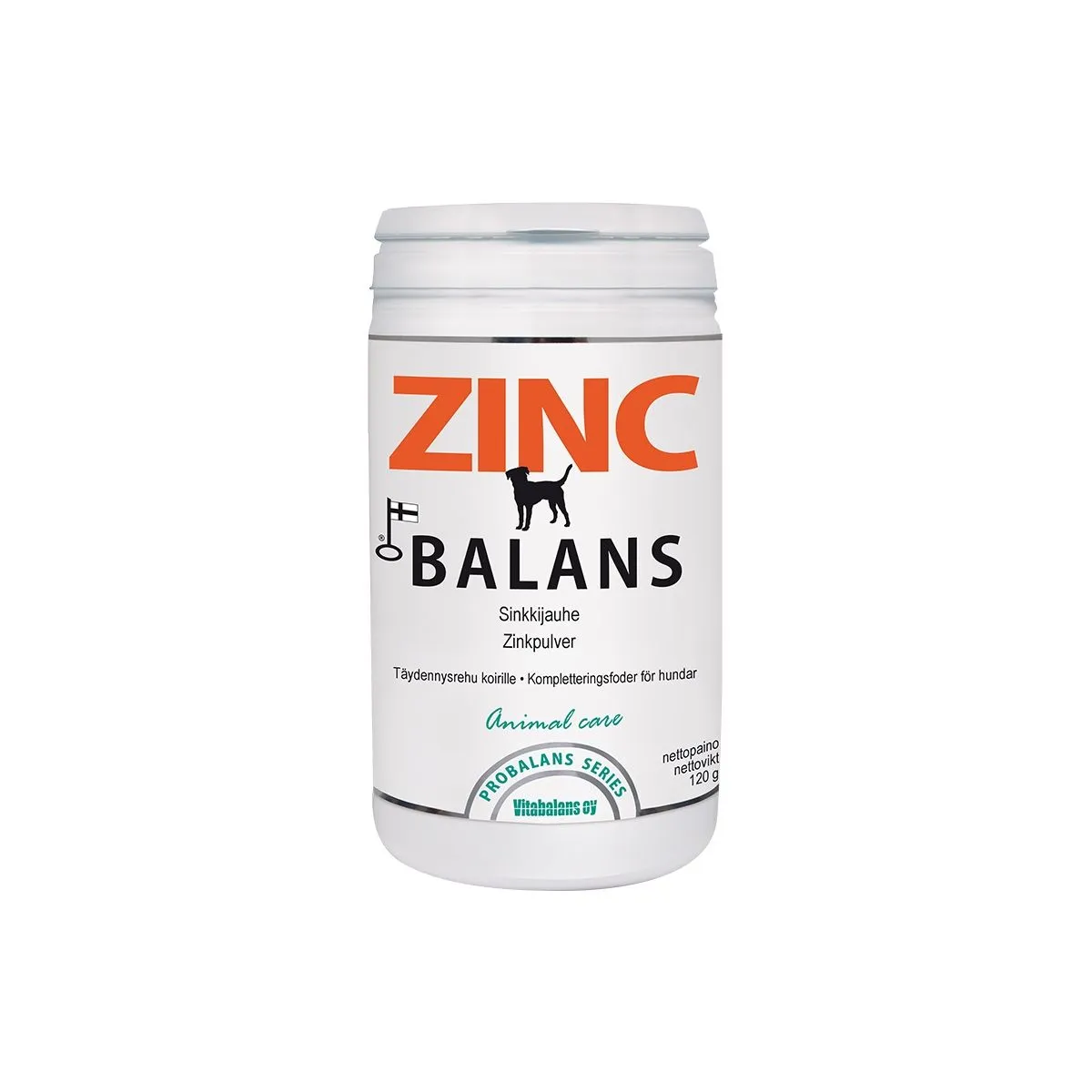 Vitabalans Probalans Zincbalans toidulisand koertele 120 g - Product Image