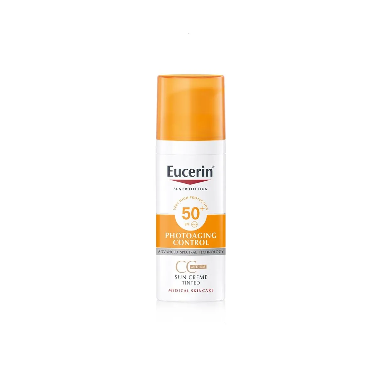 EUCERIN SUN PÄIKESEKAITSE CC KREEM SPF50 MEDIUM 50ML - Product Image