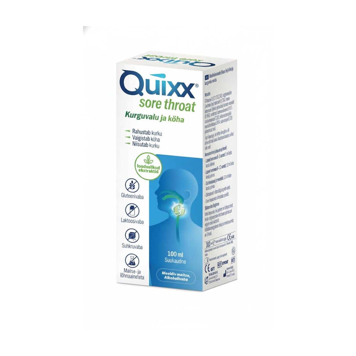 QUIXX SORE THROAT 100ML - Product Image