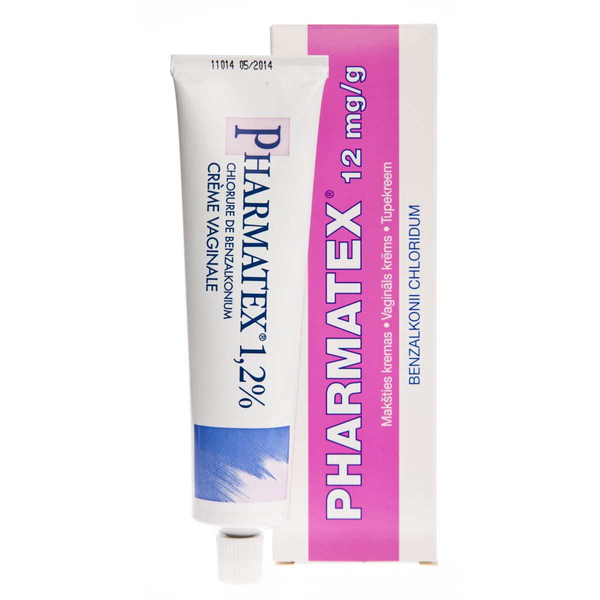 PHARMATEX 12MG/G VAGINAALKREEM 1,2% 72G - Product Image