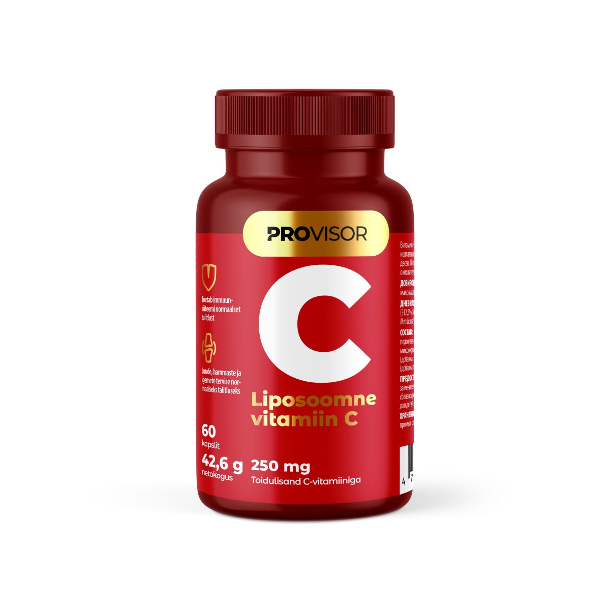 PROVISOR LIPOSOOMNE VITAMIIN C 250MG N60 - Product Image