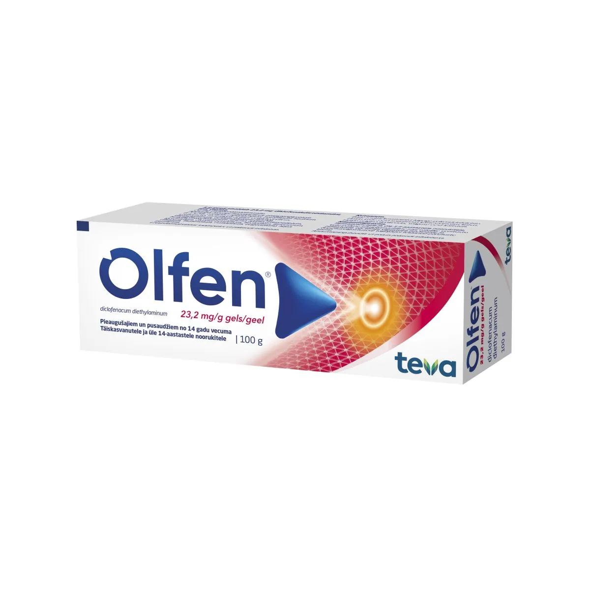 OLFEN GEEL 23,2MG/G 100G - Product Image