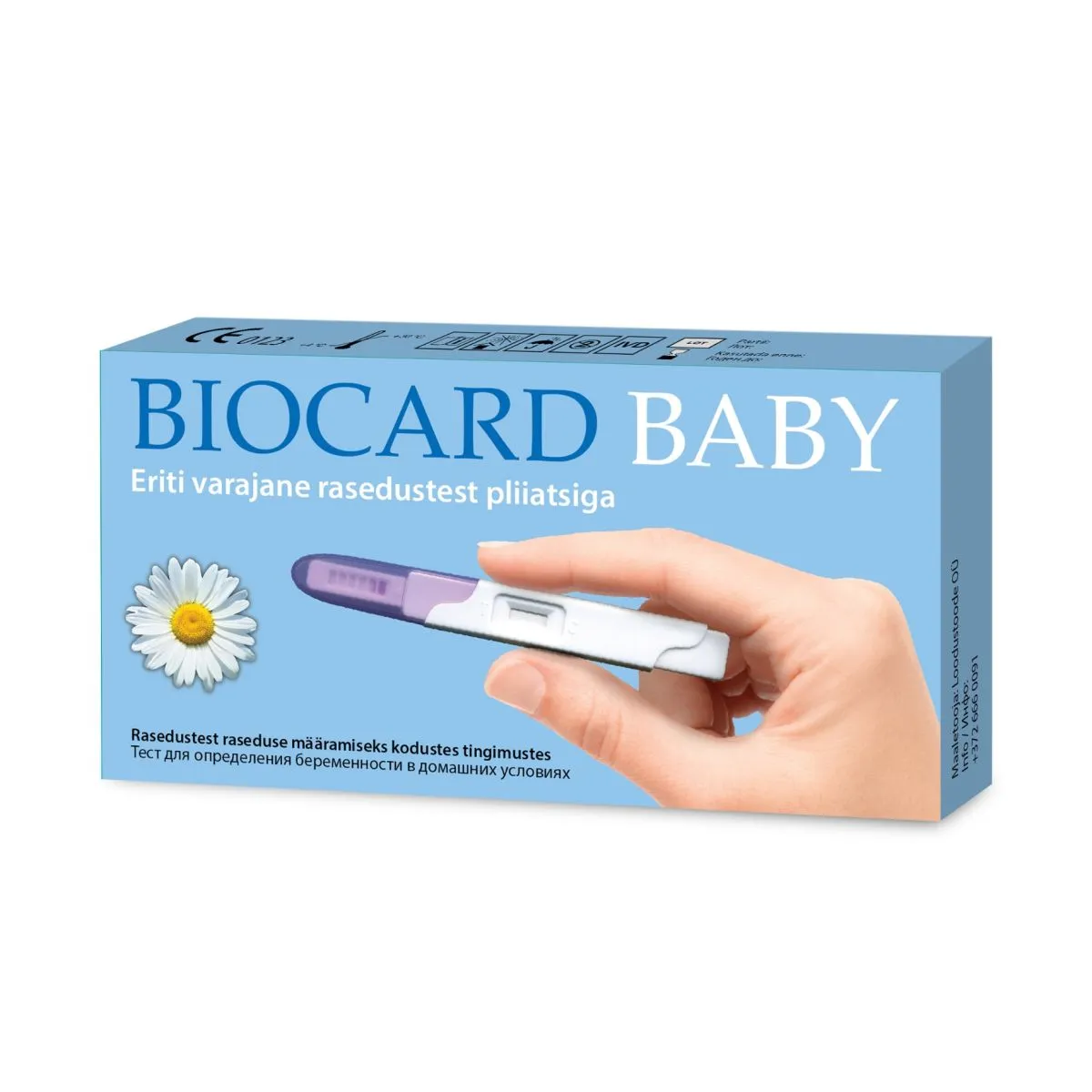 RASEDUSTEST BIOCARD BABY ERITI VARAJANE PLIIATS - Product Image