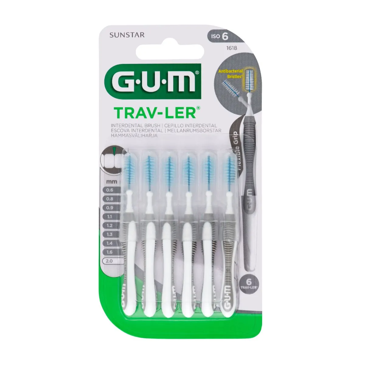 GUM HAMBAVAHEHARI TRAV-LER SILINDER 2,0MM N6 - Product Image